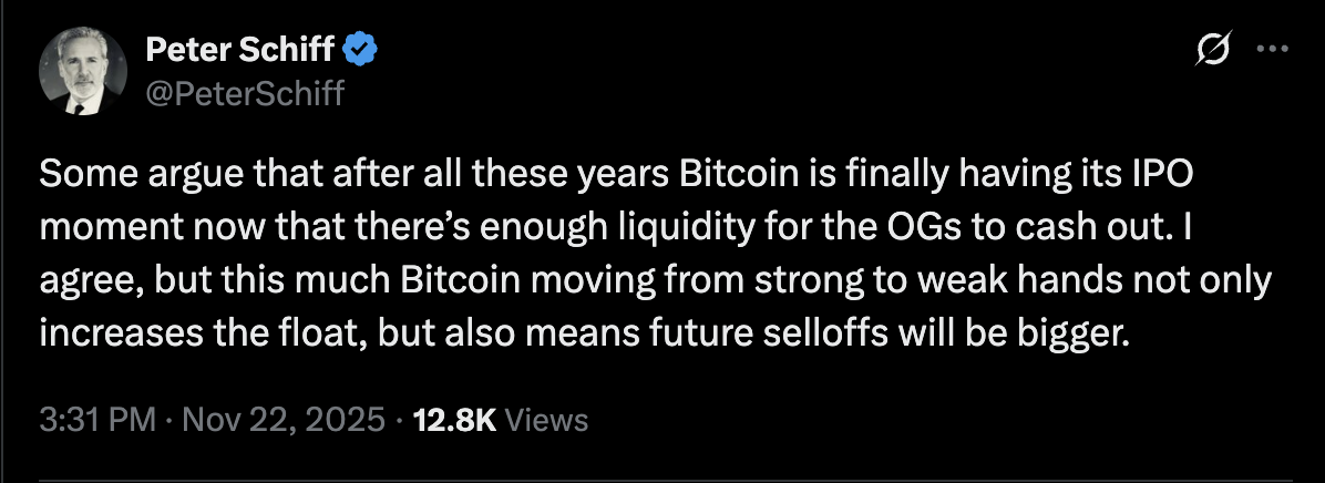 Precio de Bitcoin, Volatilidad, Peter Schiff, Ballena, Adopción de Bitcoin