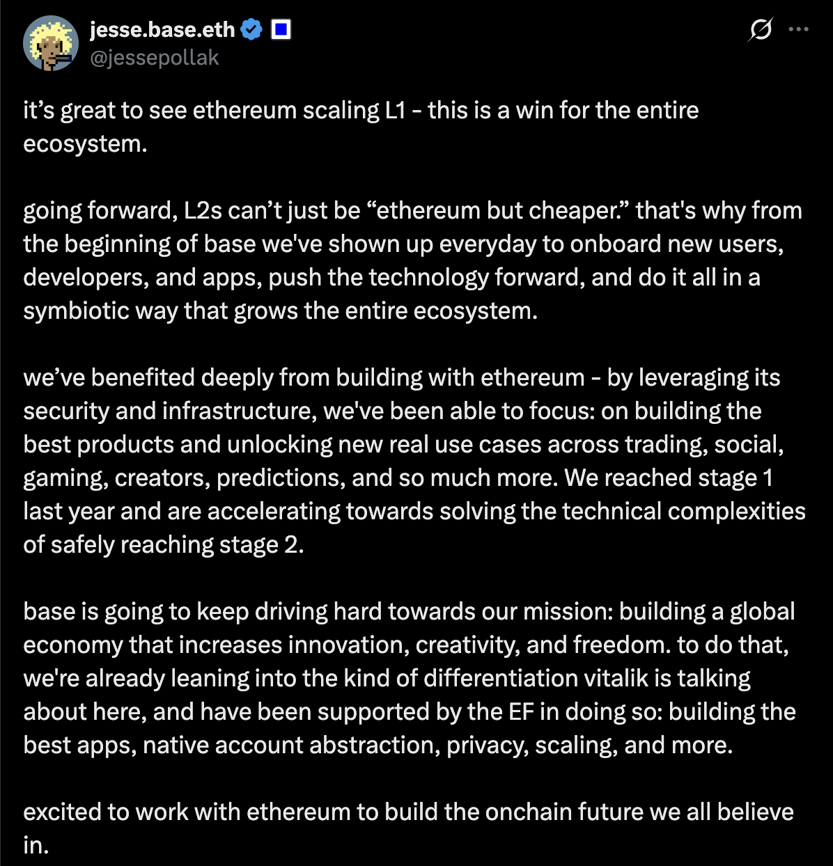 Coinbase, Base, Layer2